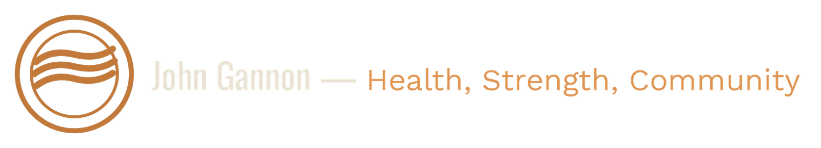 John Gannon — Health, Strength, Community
